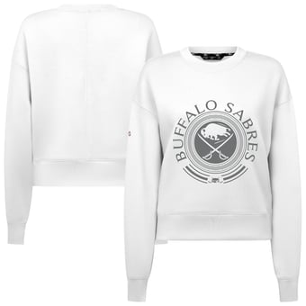 Women's Levelwear Buffalo Sabres Slate & Snow Sponge Tri-Blend Sweatshirt