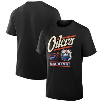 Men's Fanatics Black Edmonton Oilers Legacy T-Shirt