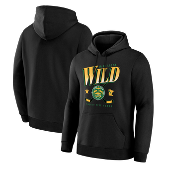 Men's Fanatics Black Minnesota Wild Legacy Hoodie