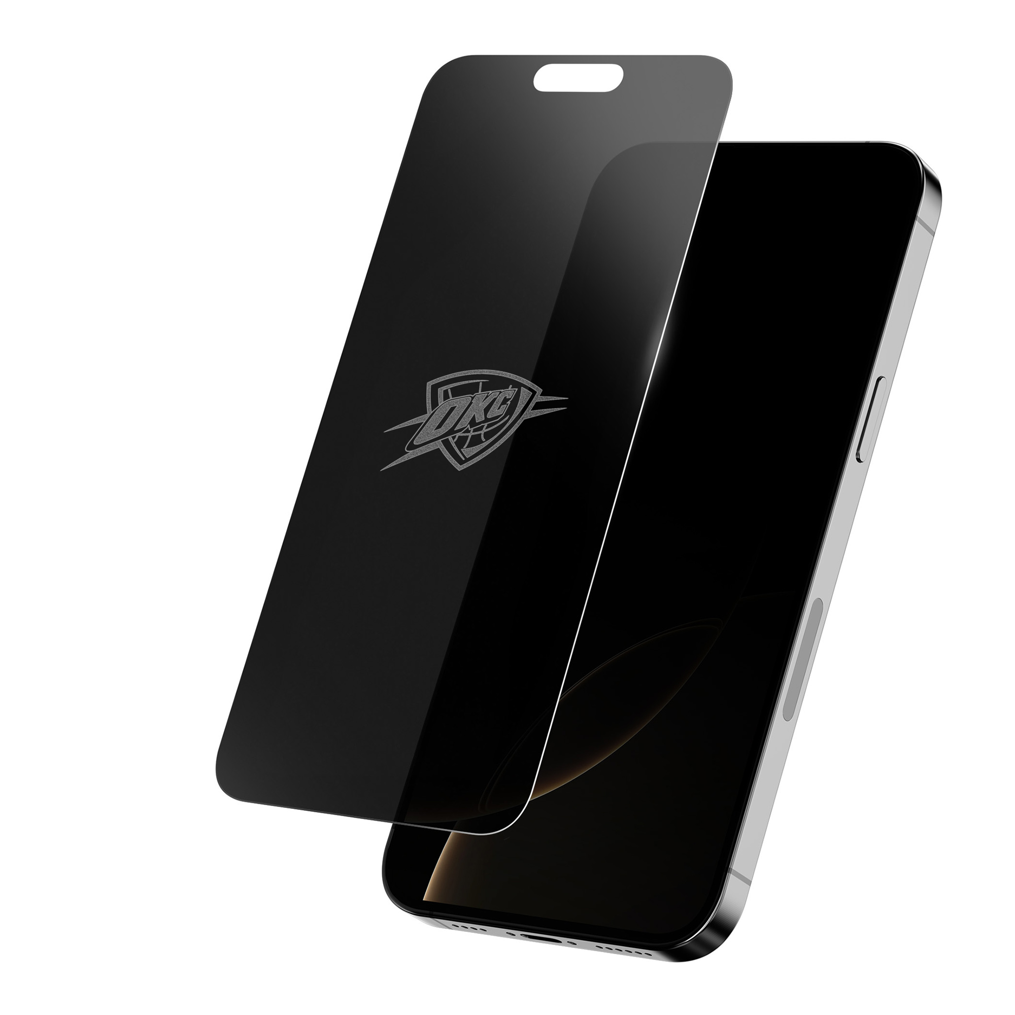 Screen Skinz - Oklahoma City Thunder iPhone Privacy Screen Protector - 17 - Multicolor