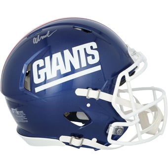 Abdul Carter New York Giants Autographed Riddell 2022 Color Rush Speed Authentic Helmet