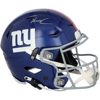 Abdul Carter New York Giants Autographed Riddell Speed Flex Authentic Helmet