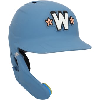 CJ Abrams Washington Nationals Game-Used #5 Blue City Connect Batting Helmet vs. Philadelphia Phillies on March 29, 2025