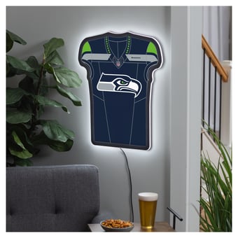 Seattle Seahawks 23" LED Jersey Lighted Wall Sign