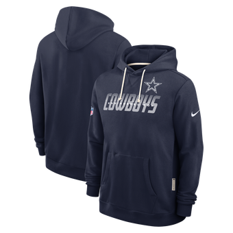 Men's Nike Navy Dallas Cowboys Sideline Standard Issue Top Prospect Dri-FIT Hoodie
