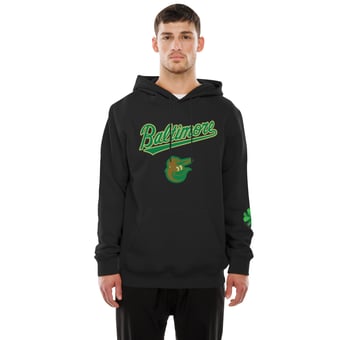 Men's New Era  Black Baltimore Orioles 2026 St. Patrick's Day Fleece Hoodie