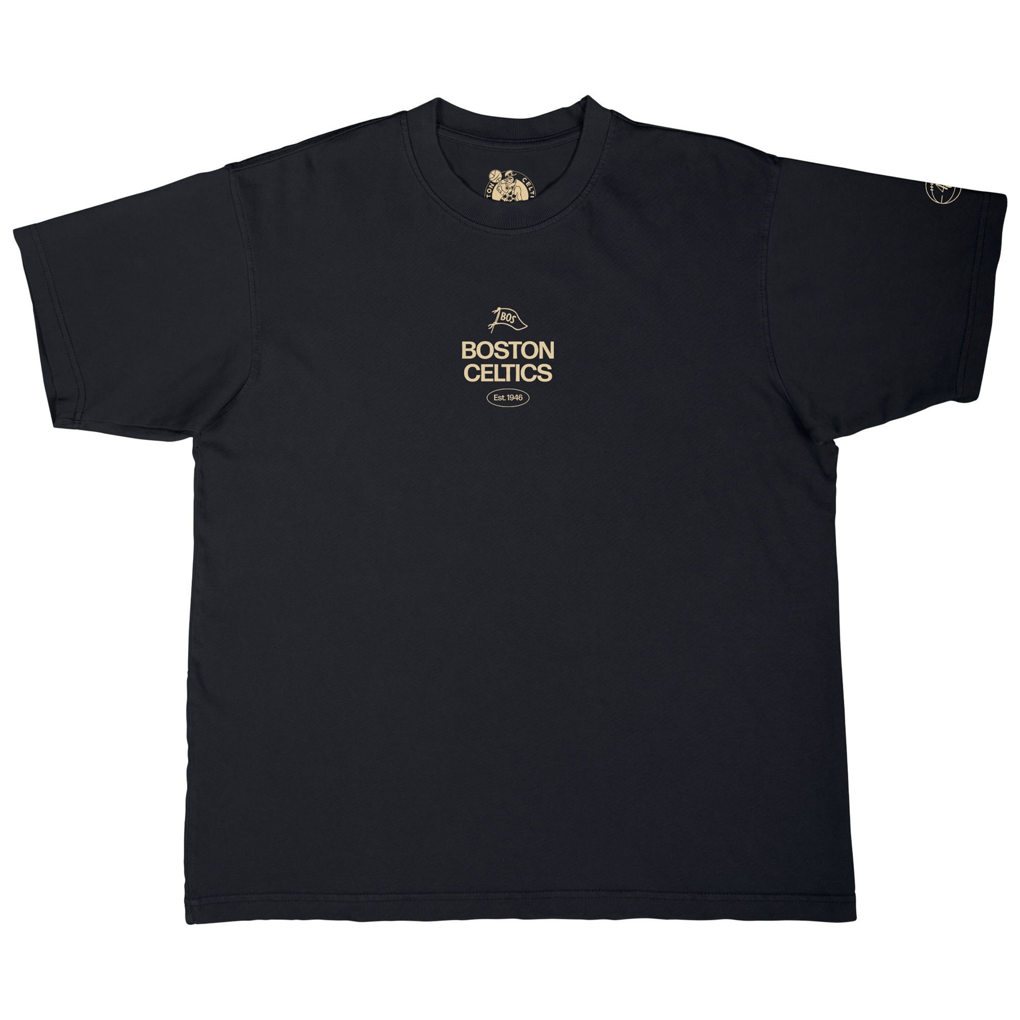 Unisex Stadium Essentials Black Boston Celtics '46 Reserve Urban T-Shirt