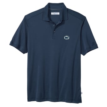 Men's Tommy Bahama Navy Penn State Nittany Lions IslandZone Bay Stripe Polo