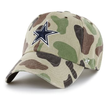Men's Carhartt x '47 Duck Camo Dallas Cowboys Clean Up Adjustable Hat