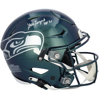 Steve Largent Seattle Seahawks Autographed Riddell Rivalry Speed Flex Authentic Helmet with "HOF '95" Inscription