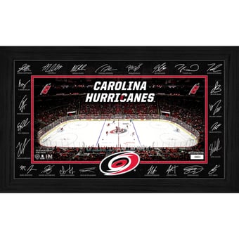 Highland Mint Carolina Hurricanes 2025 Signature Rink Framed Art