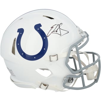 Edgerrin James Indianapolis Colts Autographed Riddell Speed Authentic Helmet