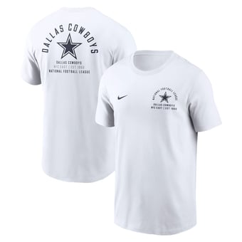 Men's Nike Gray Dallas Cowboys Split Logo T-Shirt