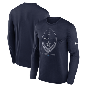 Men's Nike Navy Dallas Cowboys Legend Icon Dri-FIT Long Sleeve T-Shirt