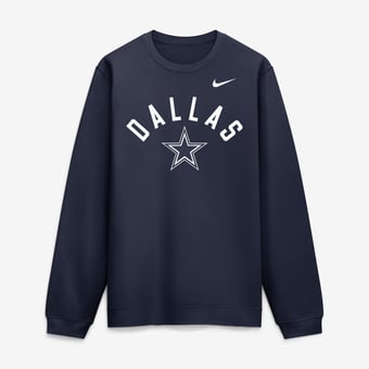 Men's Nike Navy Dallas Cowboys Primetime Club Sweatshirt