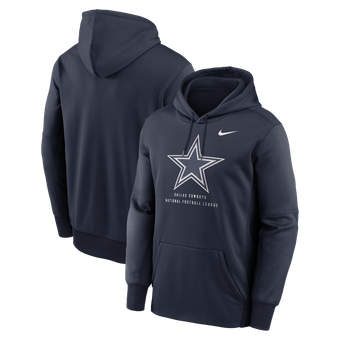 Men's Nike Navy Dallas Cowboys Toss Sweep Therma-FIT Hoodie