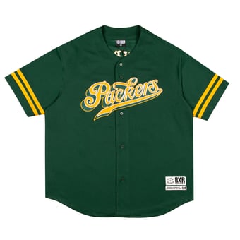 Unisex Born x Raised  Green Green Bay Packers Baseball Fashion Jersey