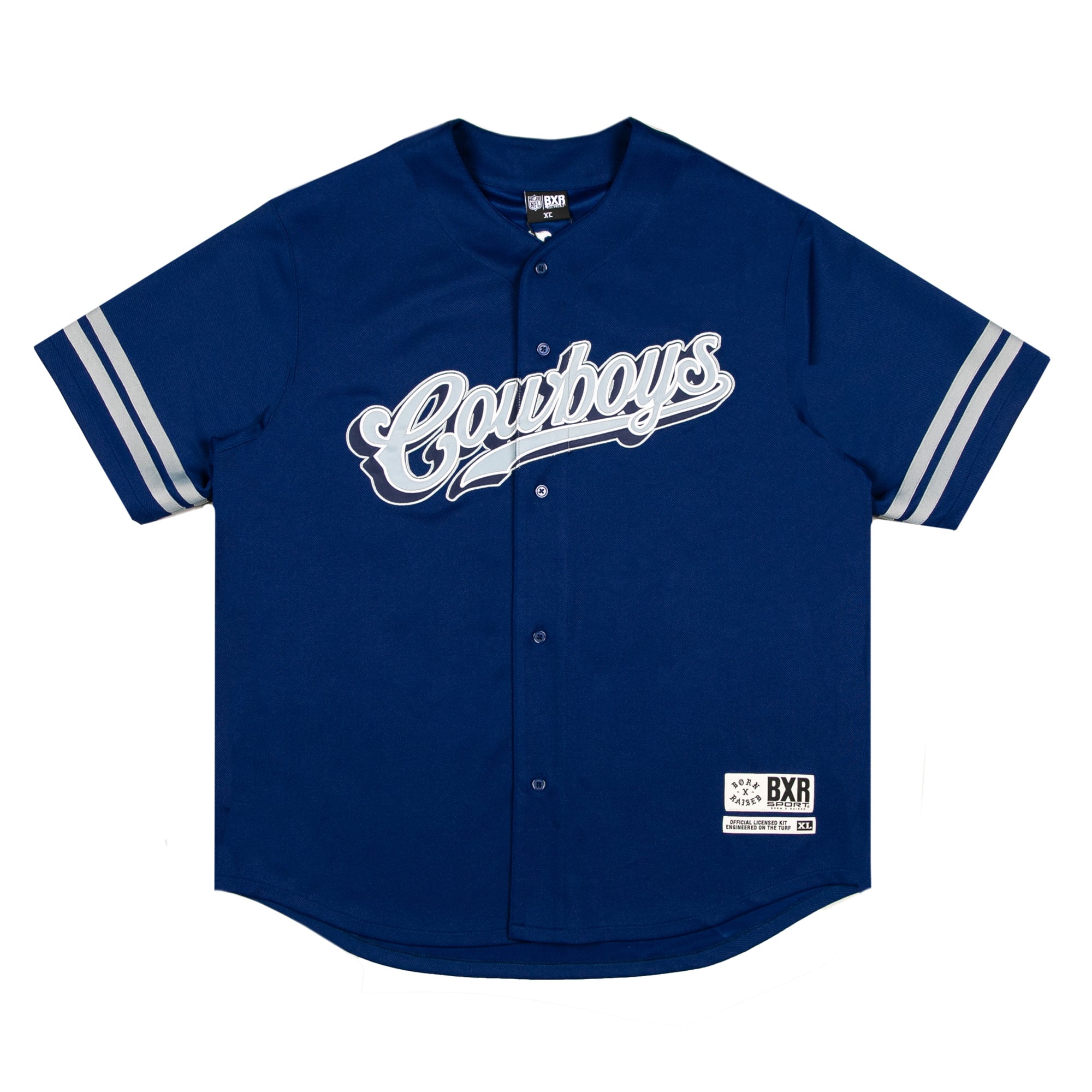 Unisex Born x Raised  Navy Dallas Cowboys Baseball Fashion Jersey