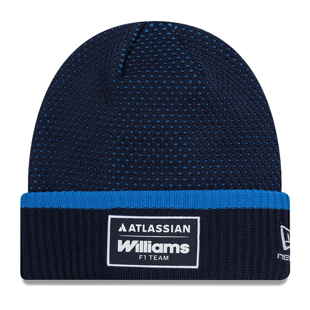 Men's New Era Navy Williams Racing Cuffed Knit Hat