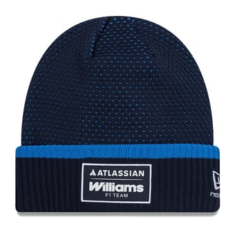 Men's New Era Navy Williams Racing Cuffed Knit Hat