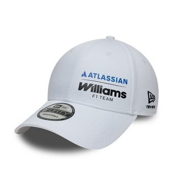 Men's New Era White Williams Racing 9FORTY Adjustable Hat