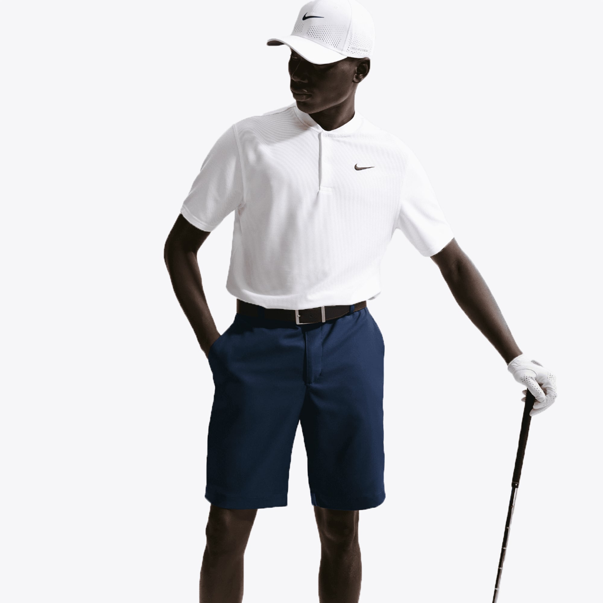 Chelsea Nike Dri-FIT Velocity Golf Shorts - Navy - Mens