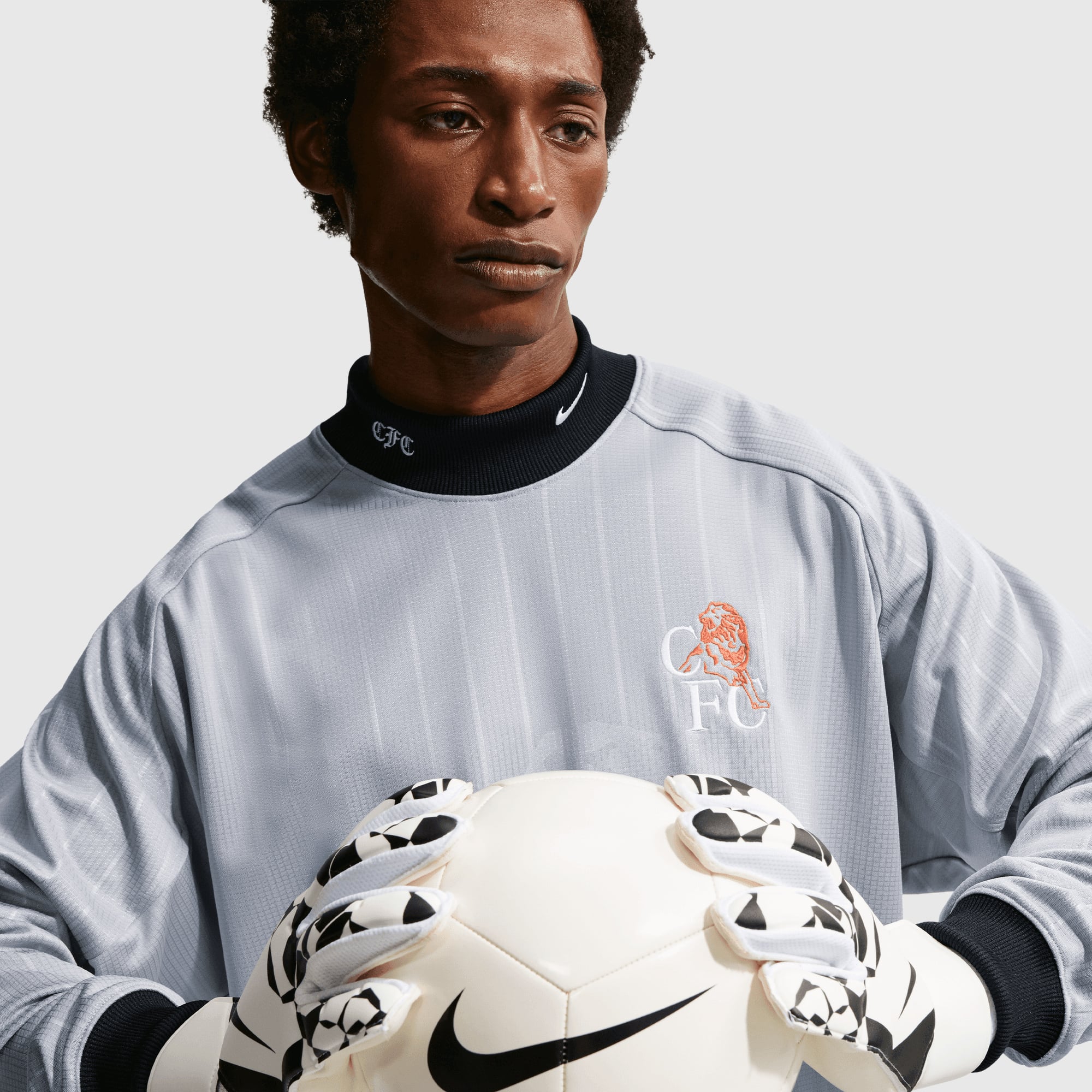 Nike Chelsea 90's Goalkeeper Shirt - Grey/Orange - M
