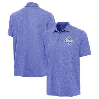 Men's Antigua  Heather Royal Los Angeles Dodgers 2025 World Series Champions Par 3 Polo