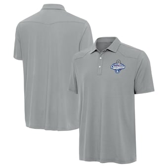 Men's Antigua  Gray Los Angeles Dodgers 2025 World Series Champions Western Polo