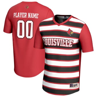 Unisex GameDay Greats  Red Louisville Cardinals Men's Soccer NIL Pick-A-Player Fashion Jersey