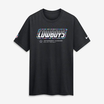 Men's Nike Black Dallas Cowboys 2026 NFL Crucial Catch Big & Tall Tri-Blend Dri-FIT T-Shirt