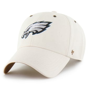 Men's Carhartt x '47 Natural Philadelphia Eagles Undyed Clean Up Adjustable Hat