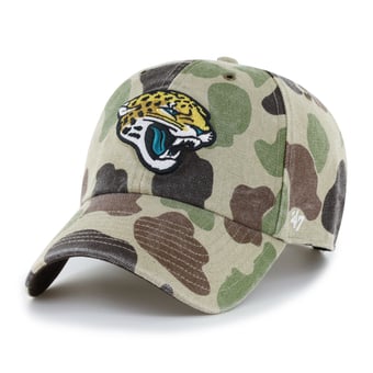 Men's Carhartt x '47 Duck Camo Jacksonville Jaguars Clean Up Adjustable Hat