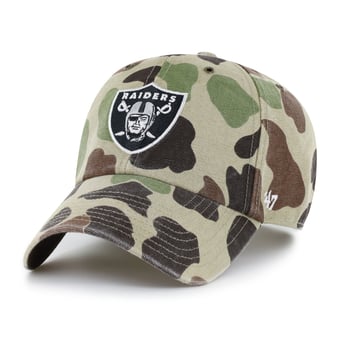 Men's Carhartt x '47 Duck Camo Las Vegas Raiders Clean Up Adjustable Hat