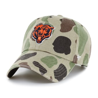 Men's Carhartt x '47 Duck Camo Chicago Bears Clean Up Adjustable Hat