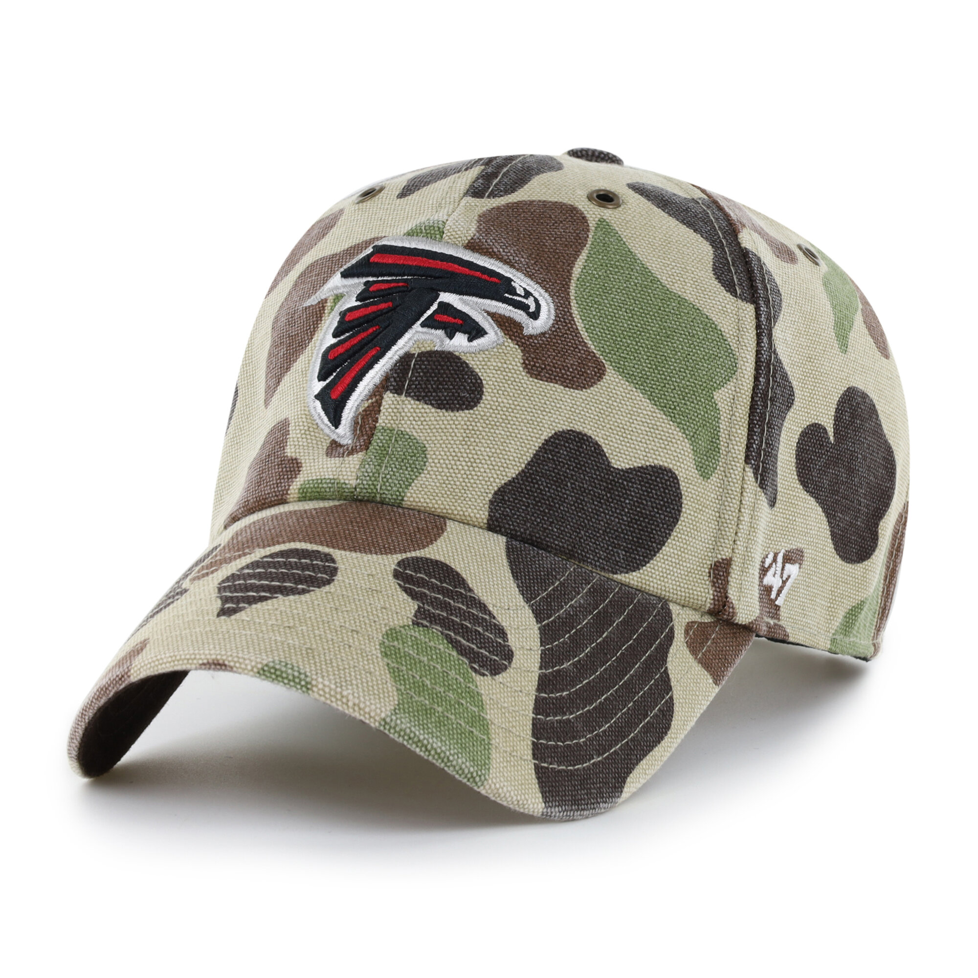 Men's Carhartt x '47 Duck Camo Atlanta Falcons Clean Up Adjustable Hat