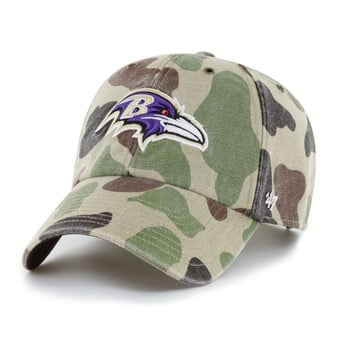 Men's Carhartt x '47 Duck Camo Baltimore Ravens Clean Up Adjustable Hat