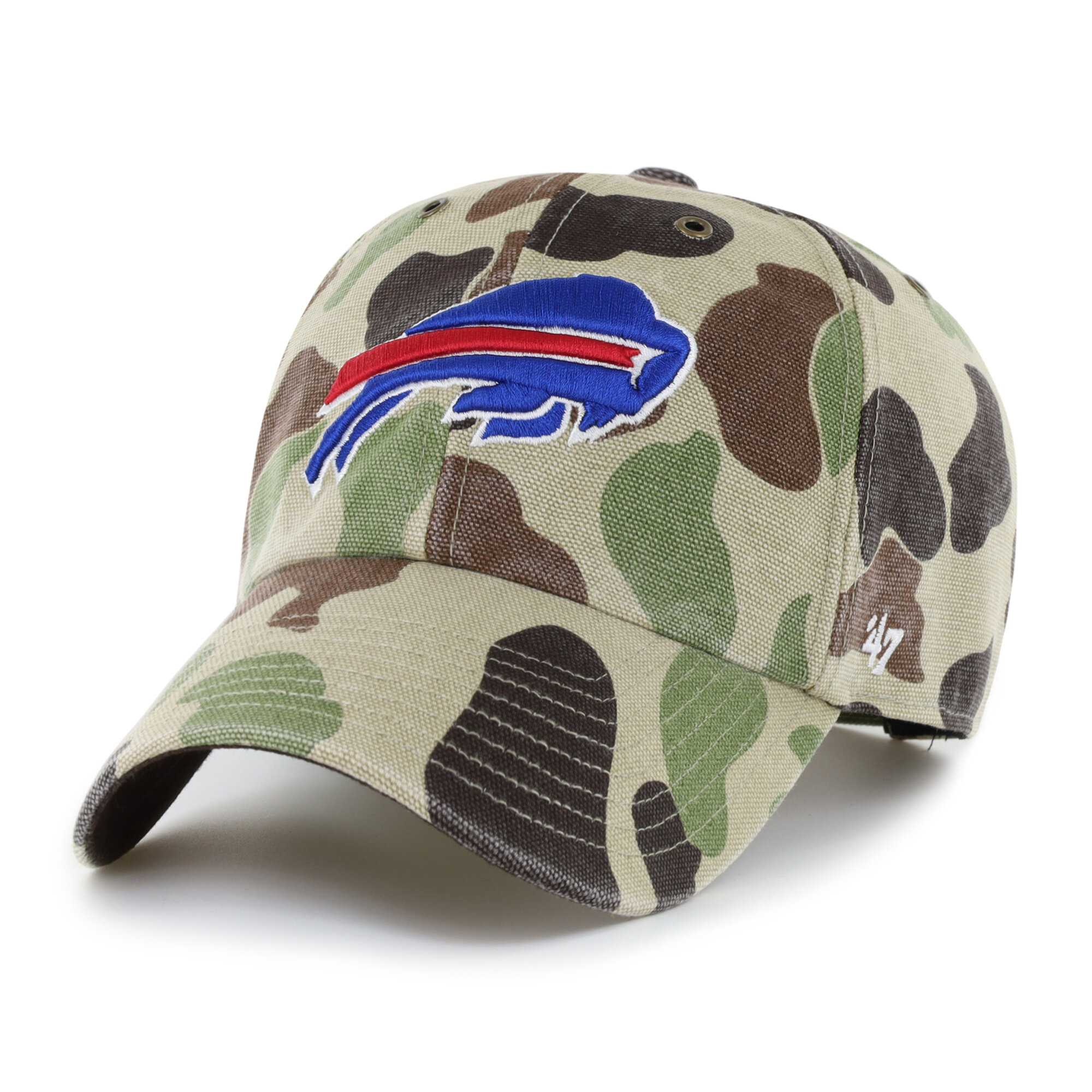 Men's Carhartt x '47 Duck Camo Buffalo Bills Clean Up Adjustable Hat