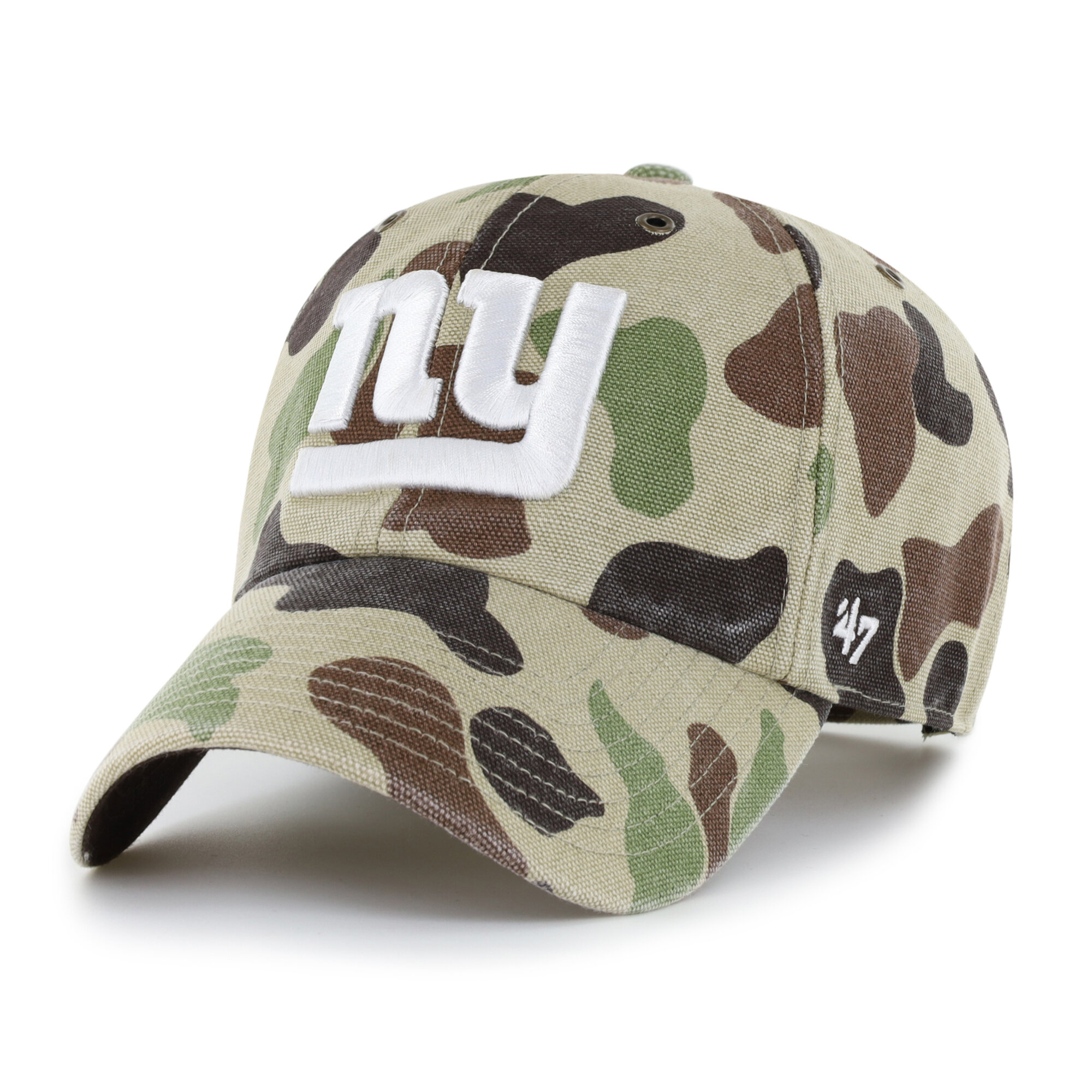 Men's Carhartt x '47 Duck Camo New York Giants Clean Up Adjustable Hat