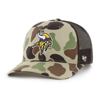 Men's Carhartt x '47 Duck Camo Minnesota Vikings Adjustable Trucker Hat