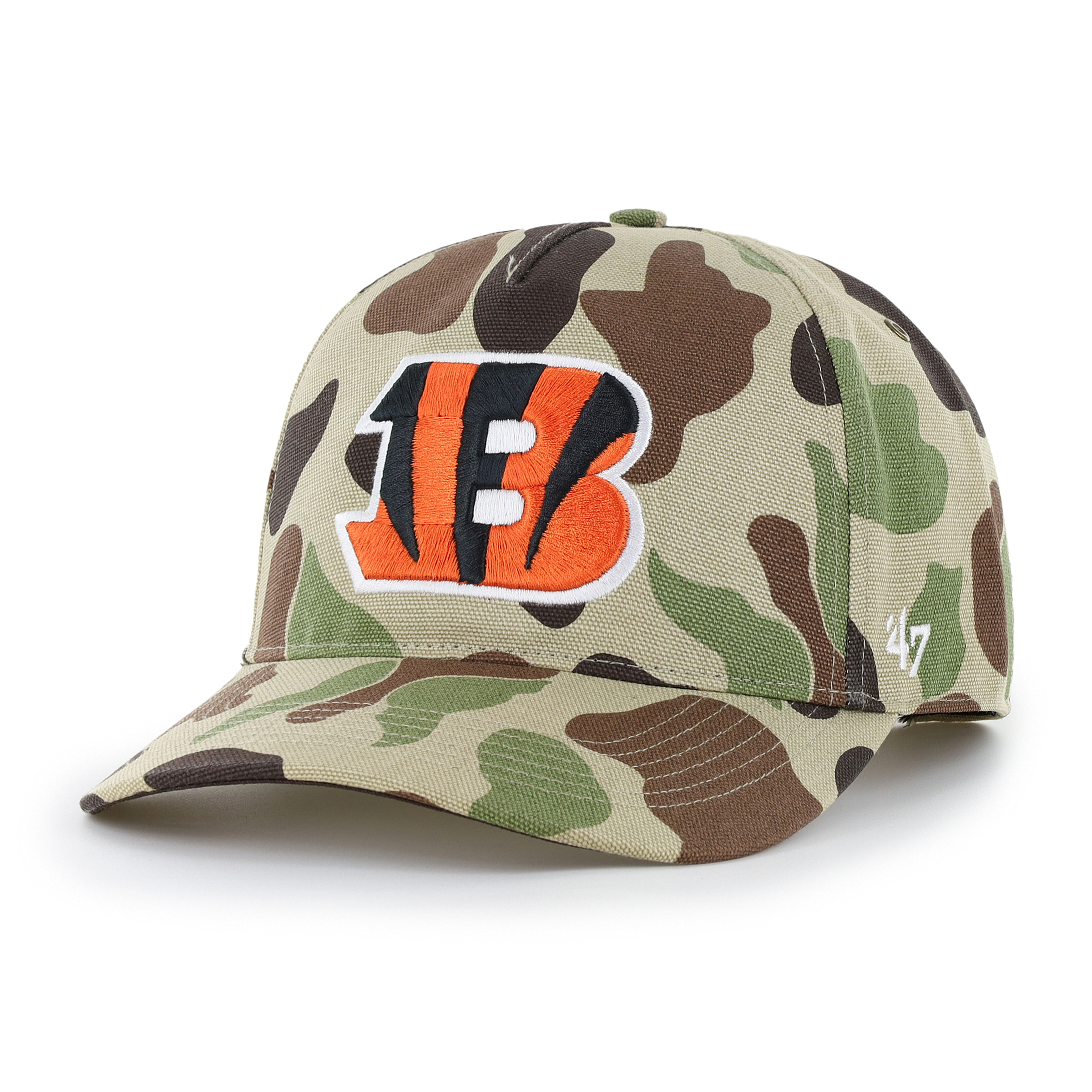 Men's Carhartt x '47 Duck Camo Cincinnati Bengals Hitch Adjustable Hat