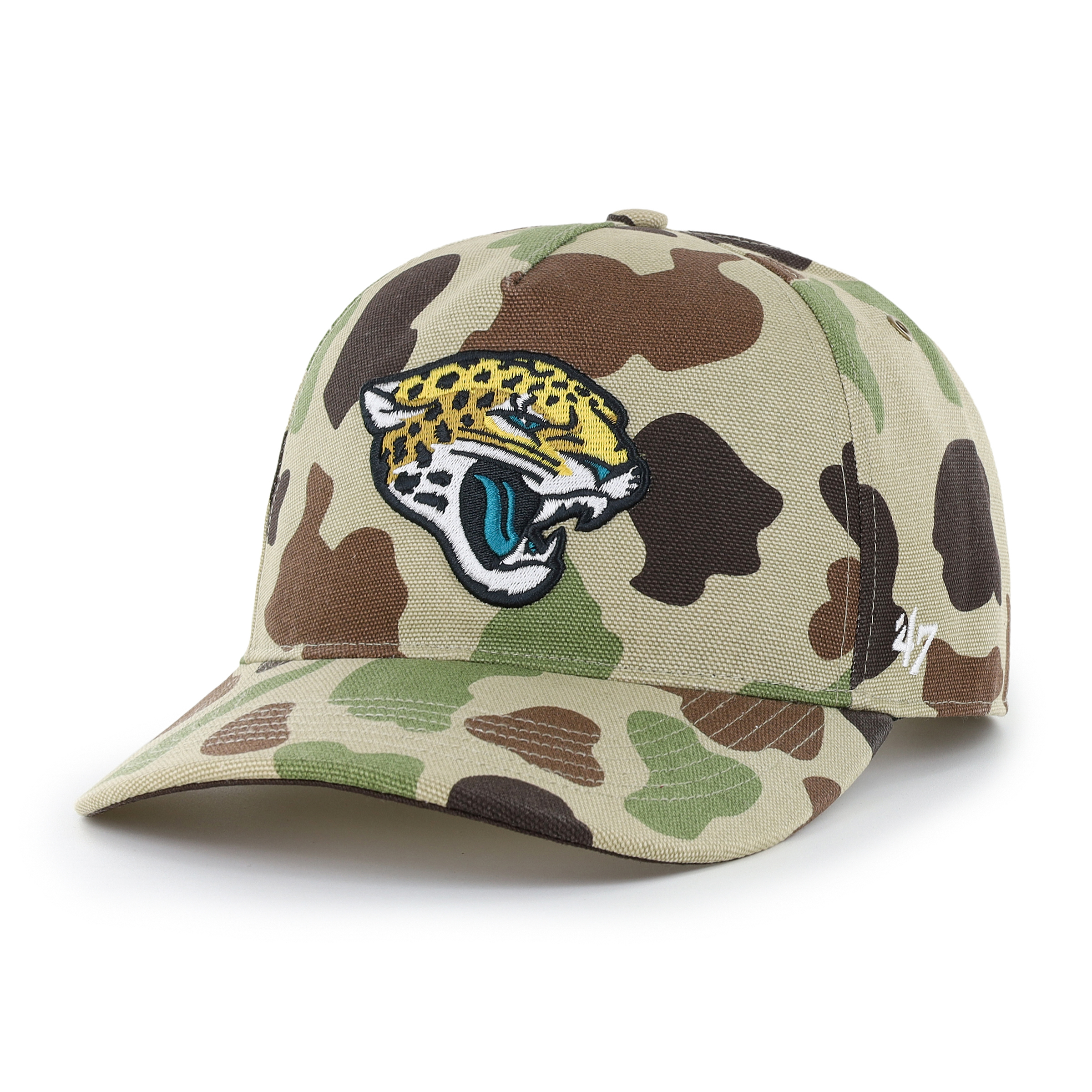 Men's Carhartt x '47 Duck Camo Jacksonville Jaguars Hitch Adjustable Hat