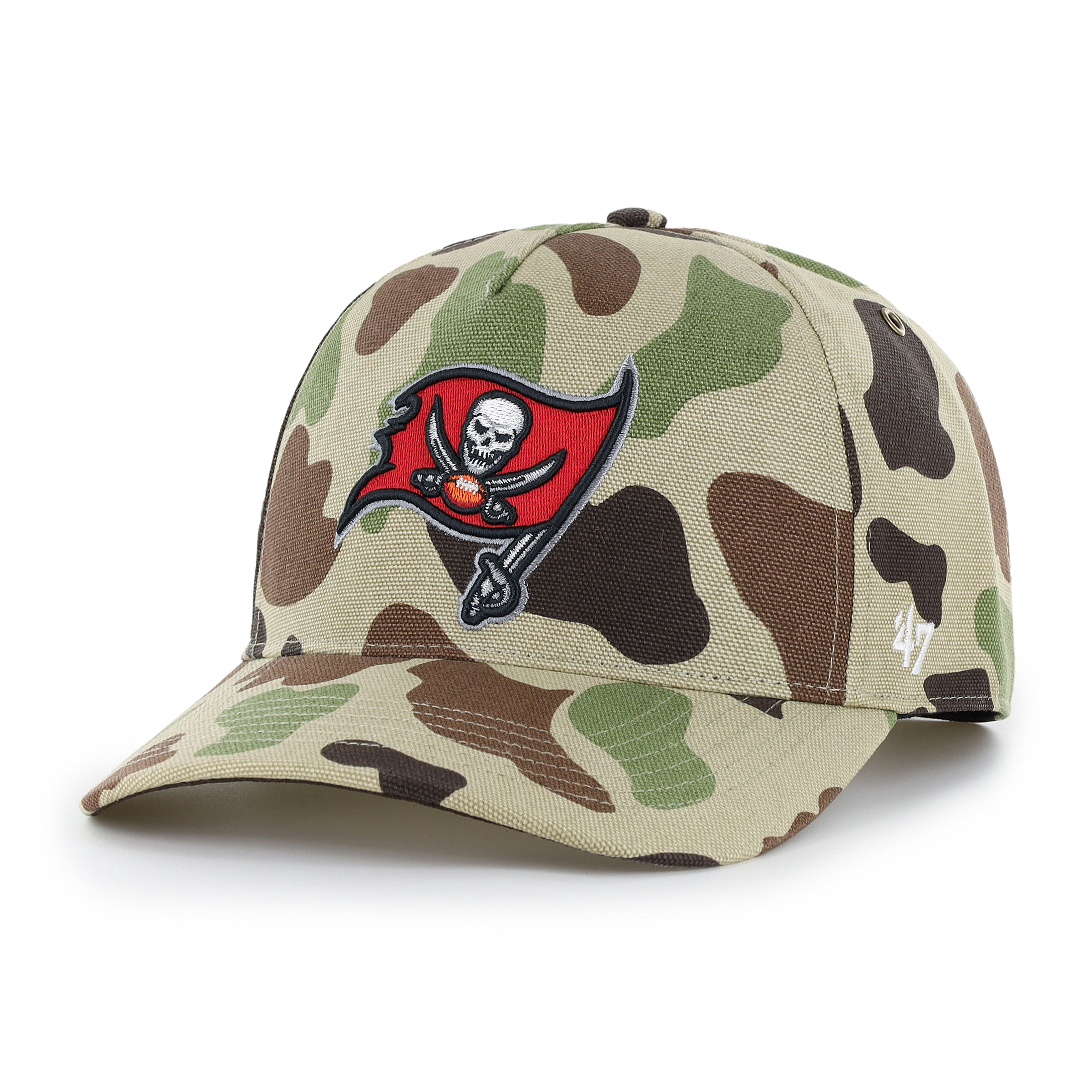 Men's Carhartt x '47 Duck Camo Tampa Bay Buccaneers Hitch Adjustable Hat
