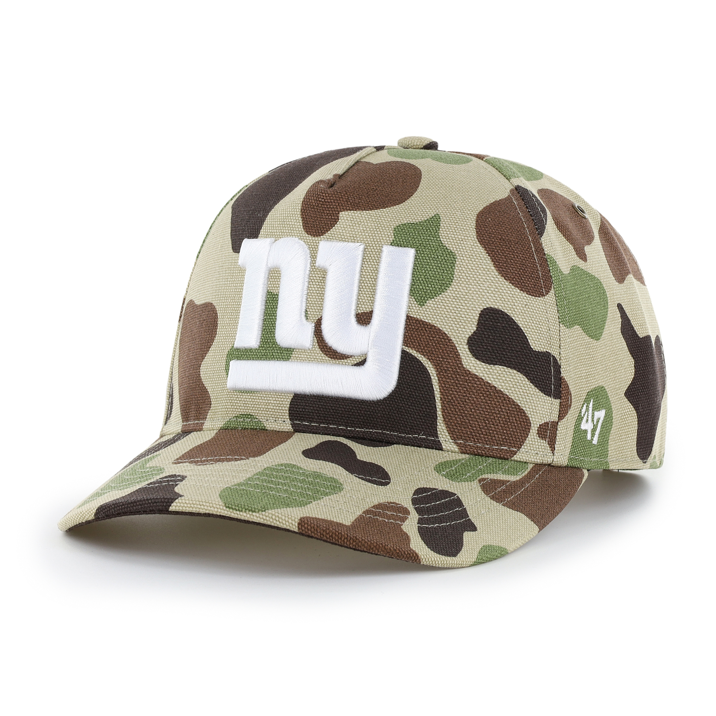 Men's Carhartt x '47 Duck Camo New York Giants Hitch Adjustable Hat