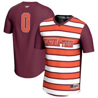 Unisex GameDay Greats  Maroon Virginia Tech Hokies Lightweight Collegiate #0 Soccer Fashion Jersey