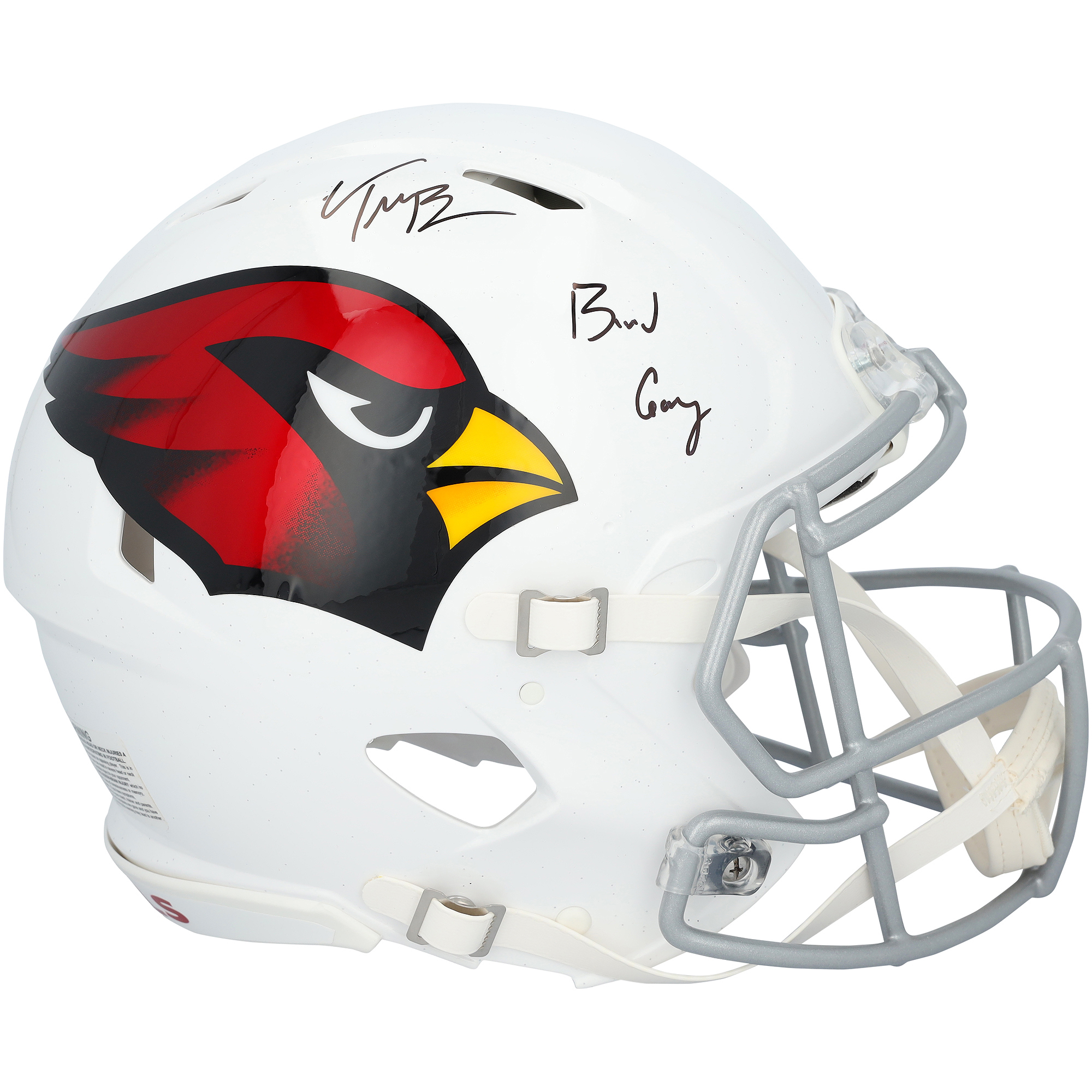 Trey McBride Arizona Cardinals Autographed Riddell Speed Authentic Helmet with "Bird Gang" Inscription