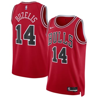 Unisex Nike Matas Buzelis Red Chicago Bulls Swingman Player Jersey - Icon Edition
