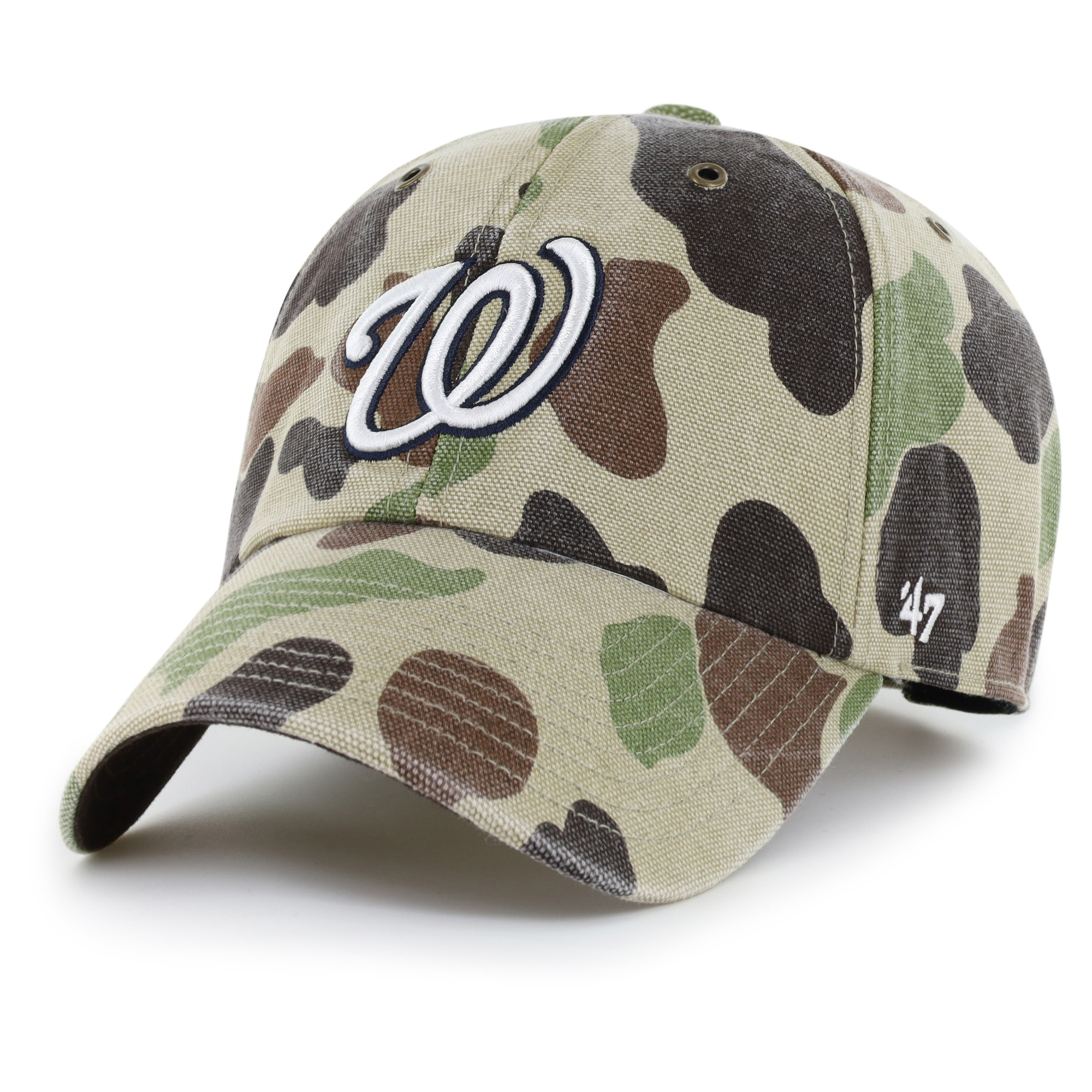 Men's Carhartt x '47 Camo Washington Nationals Duck Clean Up Adjustable Hat