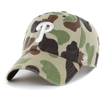 Men's Carhartt x '47 Camo Philadelphia Phillies Duck Clean Up Adjustable Hat