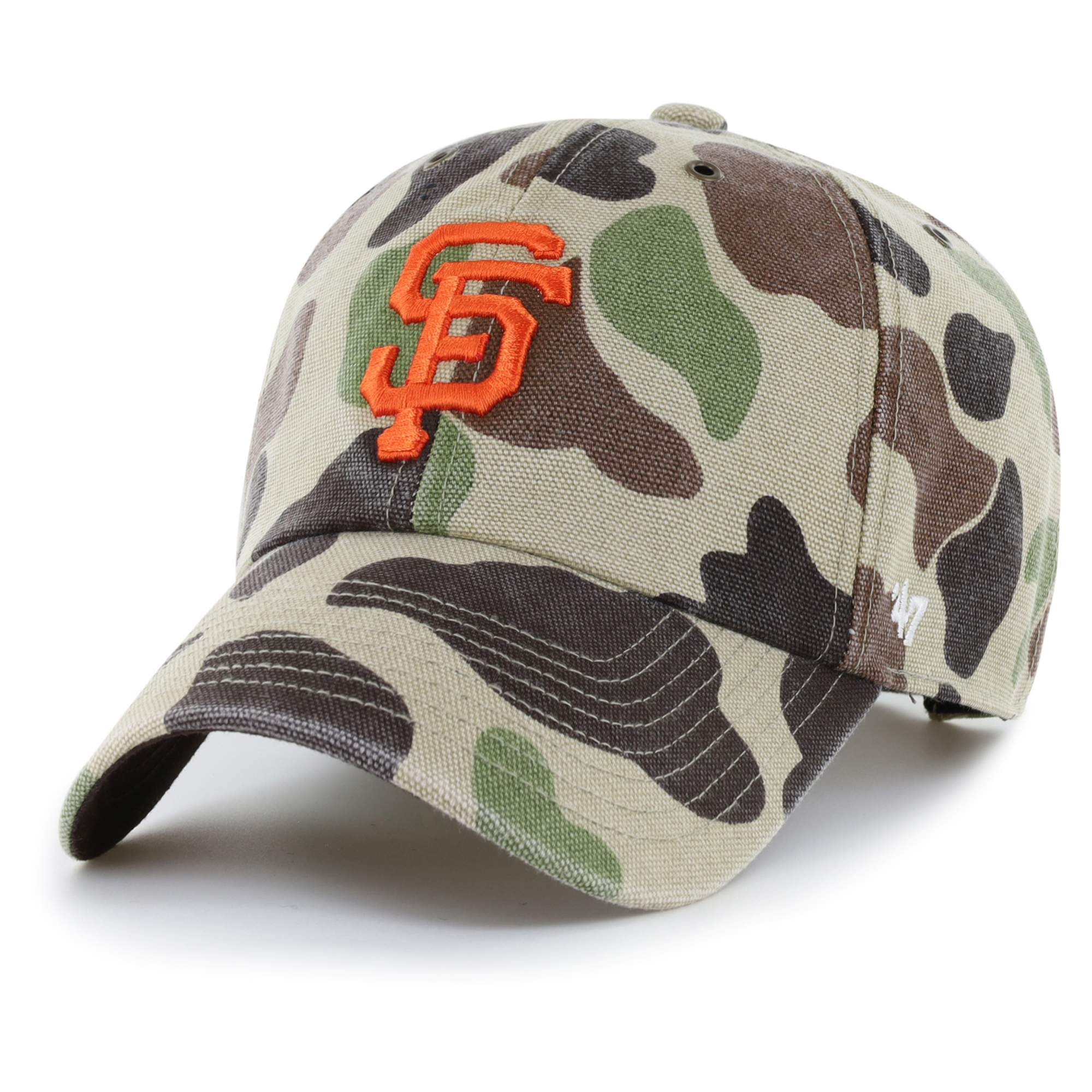 Men's Carhartt x '47 Camo San Francisco Giants Duck Clean Up Adjustable Hat